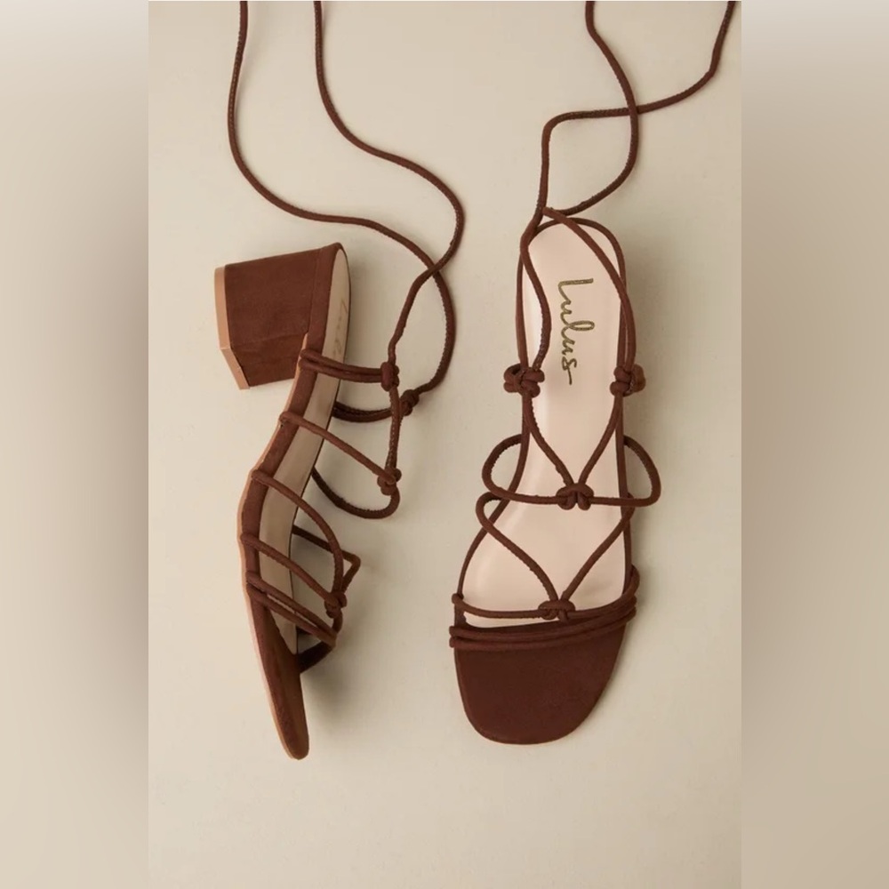 Lulu's Brown Strappy Sandals